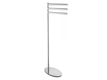 TOLOMEO 45317 - Swivel standing metal towel rack by Rubinetterie Frattini - view 2